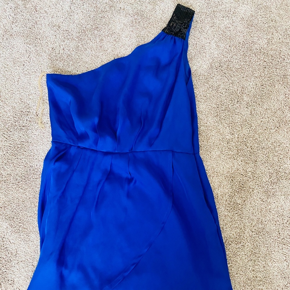 Royal blue cocktail dress